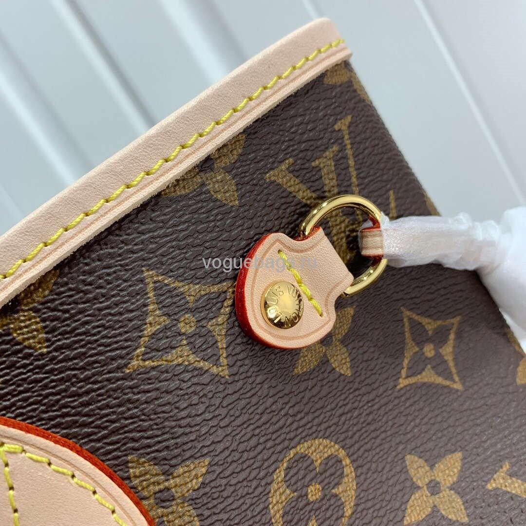 LV M41245 Louis Vuitton Neverfull PM Monogram N41362 Bag Beige - Voguebags