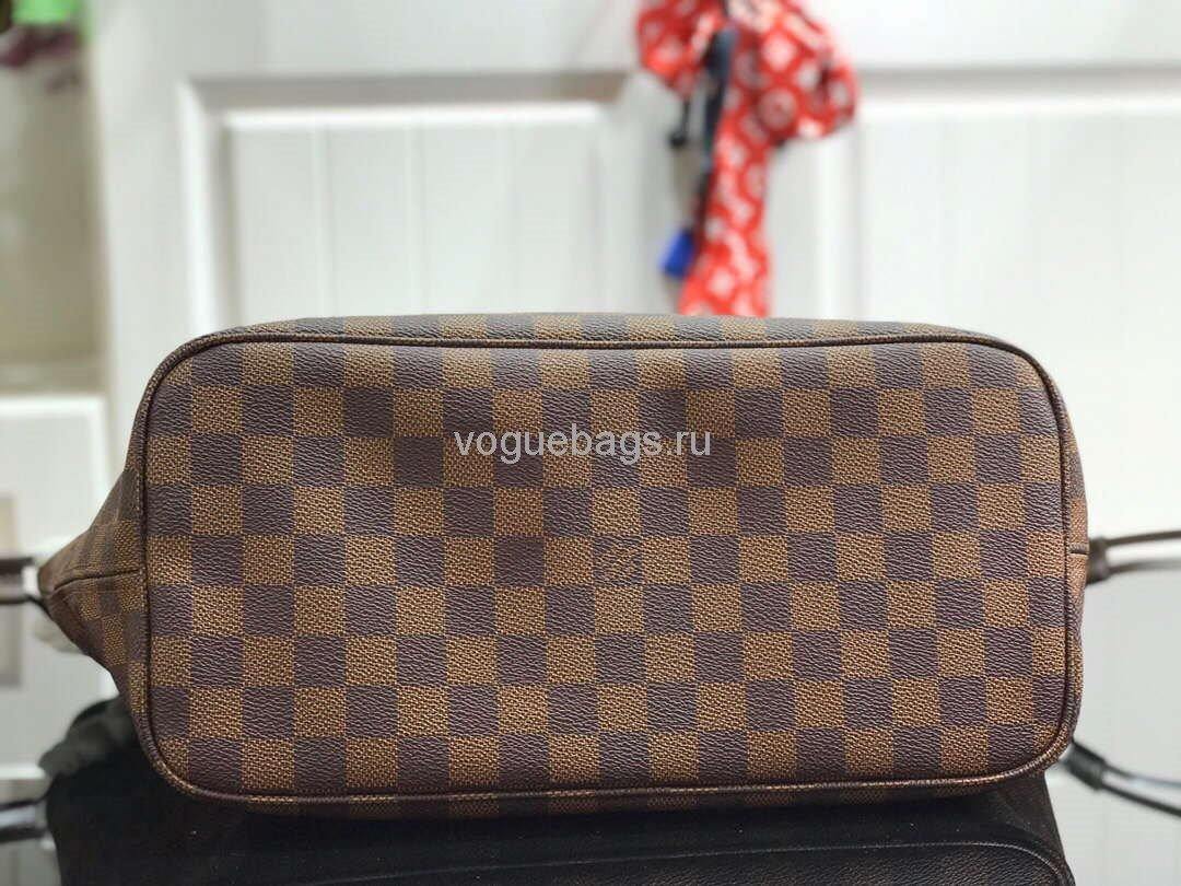 LV M41358 Louis Vuitton Neverfull MM Damier Ebene N41603 Bag - Voguebags