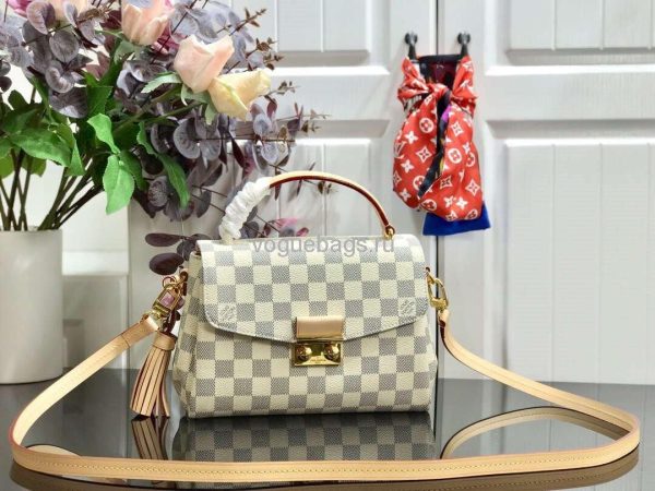 LV M41581 Louis Vuitton Croisette Damier Azur N53000 Bag - Voguebags