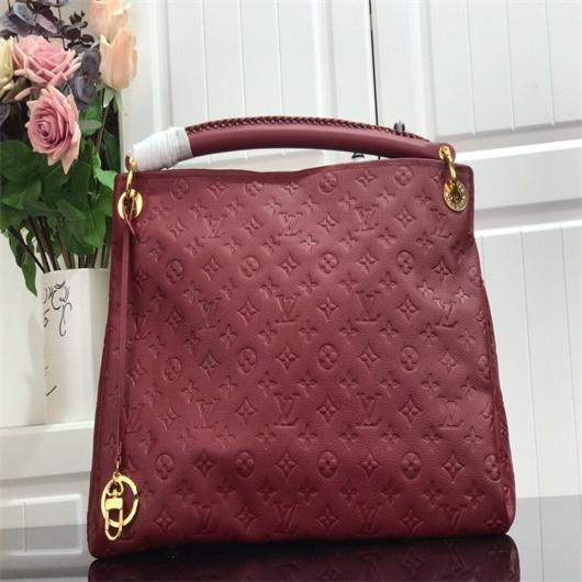 LV M43237 Louis Vuitton Artsy MM M43876 Bag Monogram Red - luxibagsmall