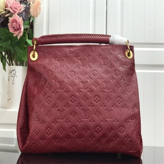 LV M43237 Louis Vuitton Artsy MM M43876 Bag Monogram Red - luxibagsmall