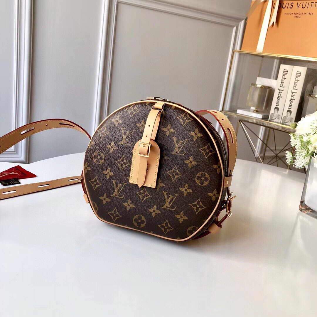 LV M43514 Louis Vuitton Petite Boite Chapeau Monogram Canvas - luxibagsmall