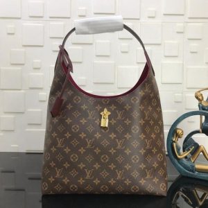 LV M43546 Louis Vuitton M43630 Lockme Hobo Monogram Bag M43769 Wine Red - luxibagsmall