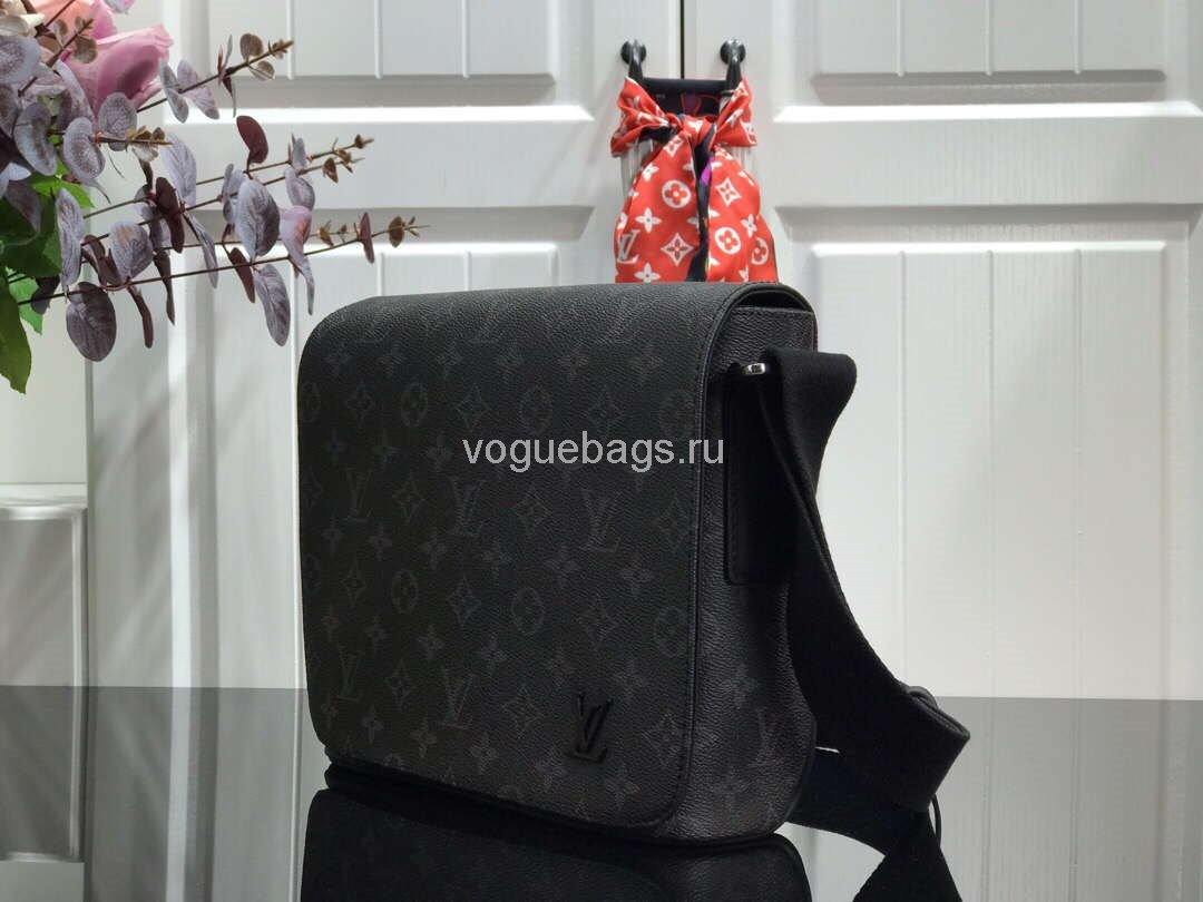 LV M44000 Louis Vuitton District PM Monogram Eclipse Canvas Bag - Voguebags