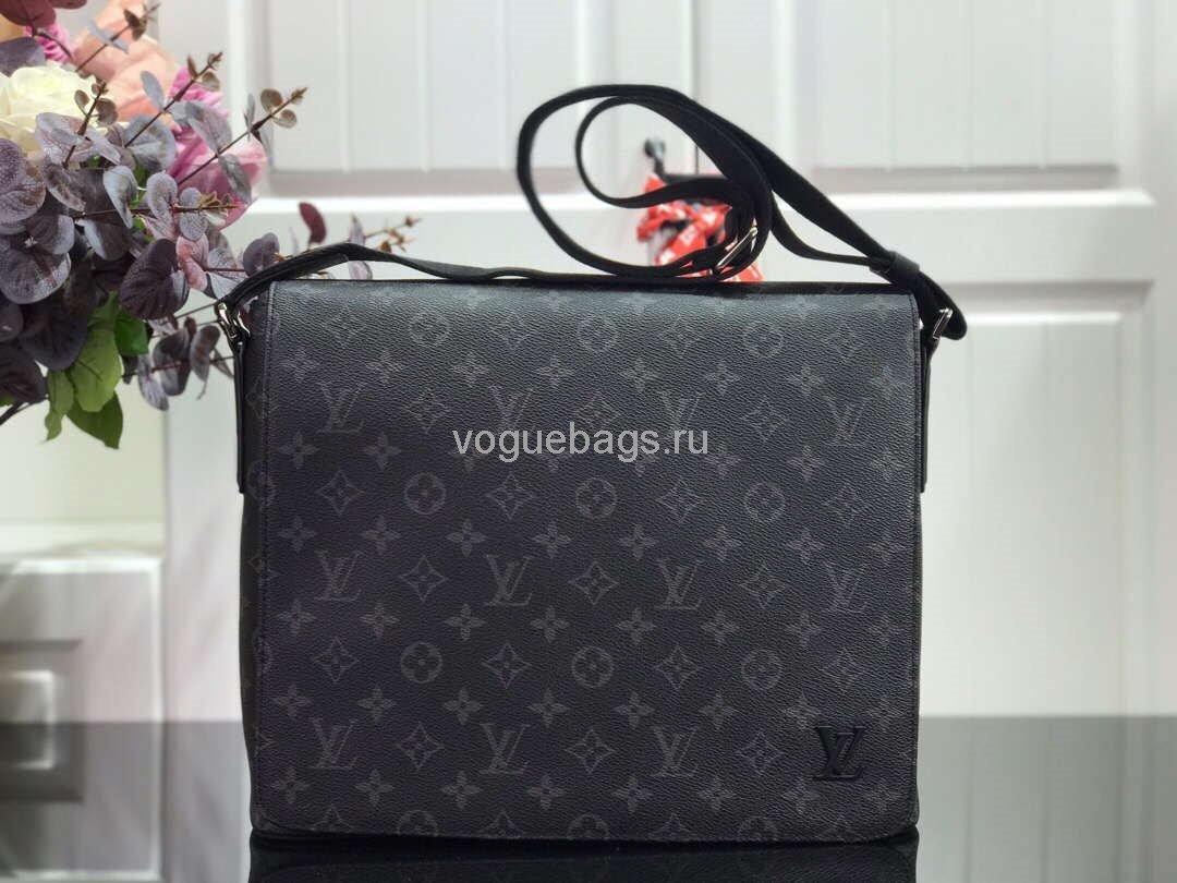 LV M44001 Louis Vuitton District MM Monogram Eclipse Canvas M44000 Bag - Voguebags