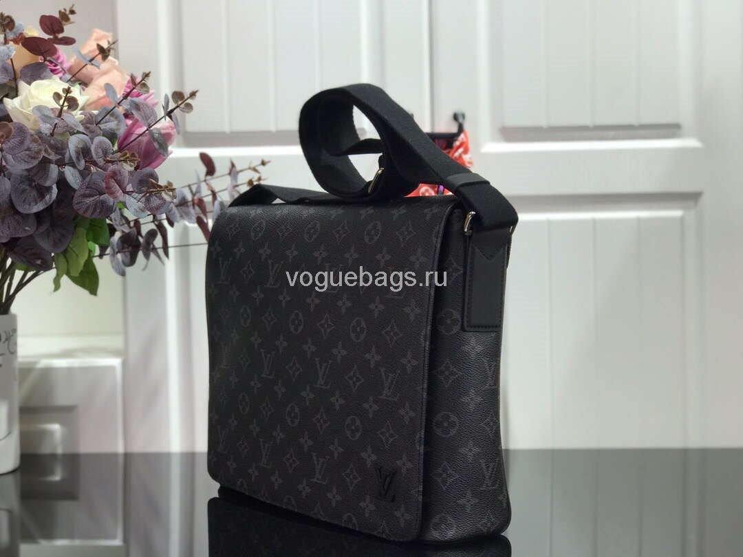 LV M44001 Louis Vuitton District MM Monogram Eclipse Canvas M44000 Bag - Voguebags