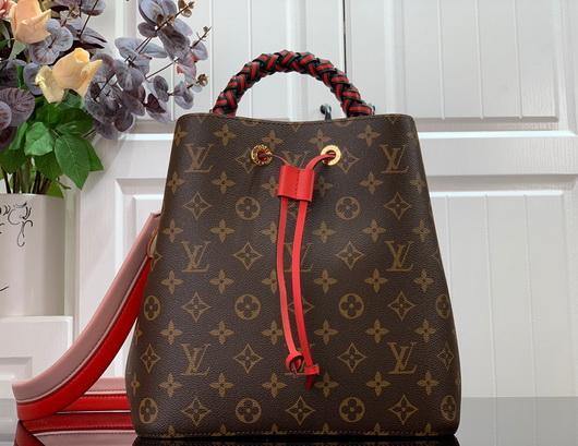 LV M44021 Louis Vuitton M44022 NÉONOÉ Shoulder Bag Red - luxibagsmall