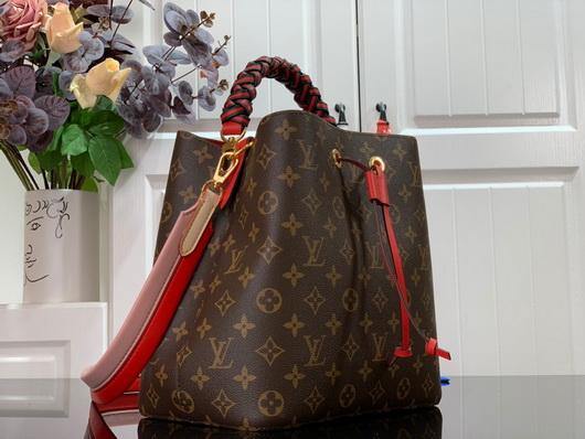 LV M44021 Louis Vuitton M44022 NÉONOÉ Shoulder Bag Red - luxibagsmall