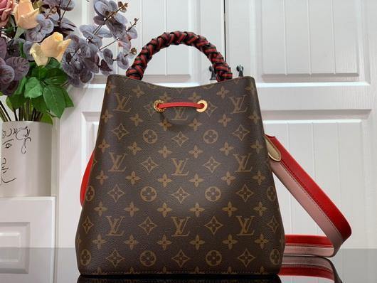 LV M44021 Louis Vuitton M44022 NÉONOÉ Shoulder Bag Red - luxibagsmall