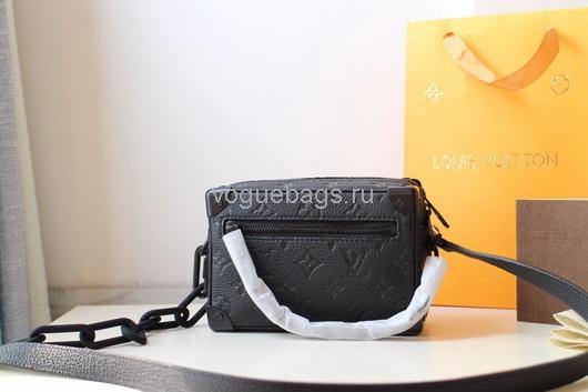 LV M44480 Louis Vuitton Mini Soft Trunk Monogram Black M44735 Bag - Voguebags