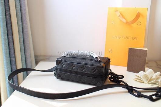 LV M44480 Louis Vuitton Mini Soft Trunk Monogram Black M44735 Bag - Voguebags