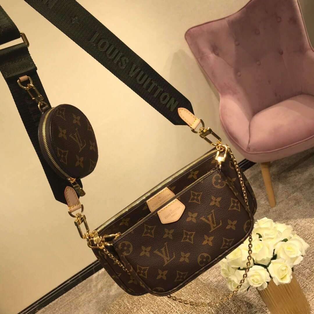 LV M44813 Louis Vuitton M44840 Multi Pochette M44990 Bag Green - luxibagsmall