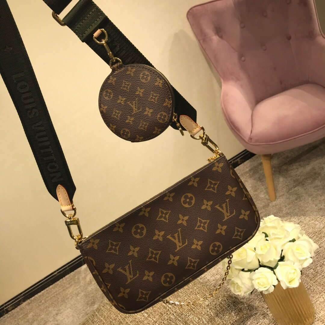 LV M44813 Louis Vuitton M44840 Multi Pochette M44990 Bag Green - luxibagsmall