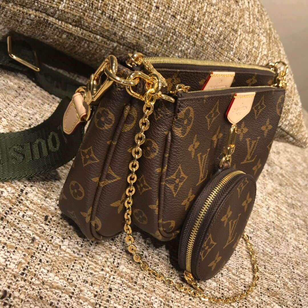 LV M44813 Louis Vuitton M44840 Multi Pochette M44990 Bag Green - luxibagsmall