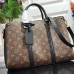 LV M44817 Louis Vuitton Soufflot MM M44903 Bag Monogram Canvas Black - luxibagsmall