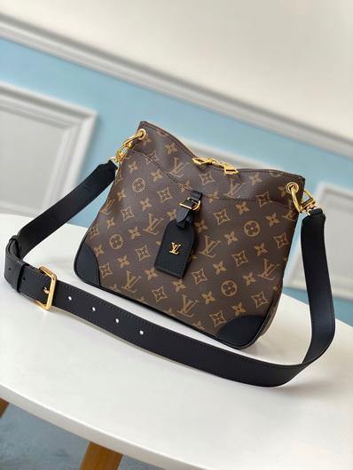 LV M45353 Louis Vuitton M45354 Odeon PM Bag Black - Voguebags