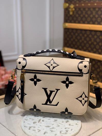 LV M45384 Louis vuitton M45385 Crafty Pochette Metis Monogram Beige - luxibagsmall