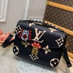 LV M45385 Louis vuitton M45384 Crafty Pochette Metis Monogram Black - luxibagsmall