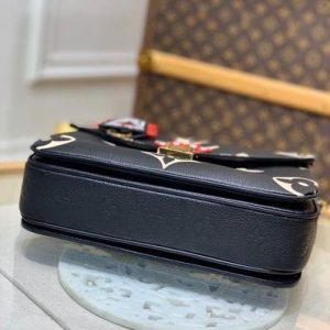 LV M45385 Louis vuitton M45384 Crafty Pochette Metis Monogram Black - luxibagsmall