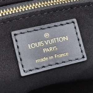 LV M45393 Louis Vuitton Petite Malle Souple Bag M45394 Leather Black - luxibagsmall