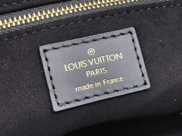 LV M45393 Louis Vuitton Petite Malle Souple Bag M45394 Leather Black - luxibagsmall