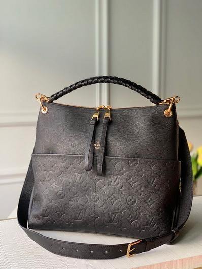 LV M45522 Louis Vuitton Maida Hobo Tote Bag Black - luxibagsmall