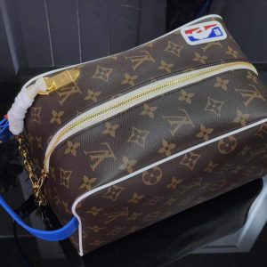 LV M45588 Louis Vuitton X NBA Cloakroom Dopp Kit Monogram Canvas - luxibagsmall