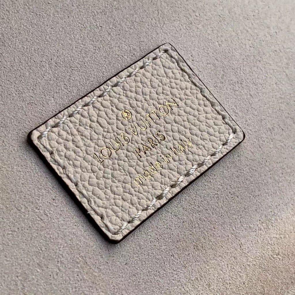 LV M45599 Louis Vuitton Vanity Pm Monogram Empreinte Leather M45608 Cream - luxibagsmall