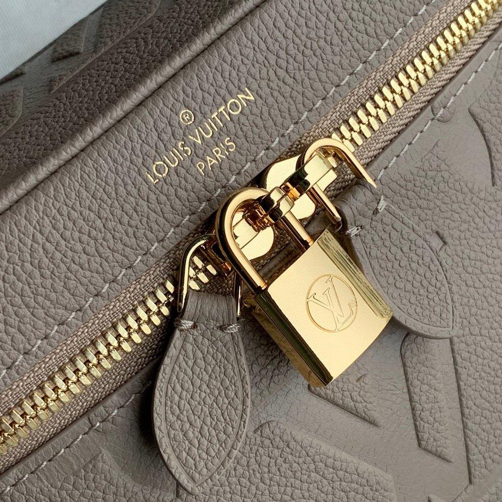 LV M45608 Louis Vuitton Vanity Pm Monogram Empreinte Leather M45599 Beige - luxibagsmall