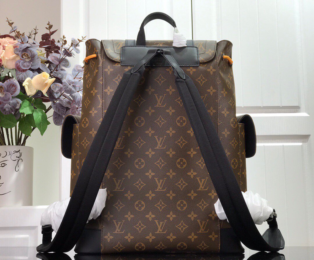 LV M45617 Louis Vuitton Backpack Christopher PM Monogram Coated Canvas - luxibagsmall