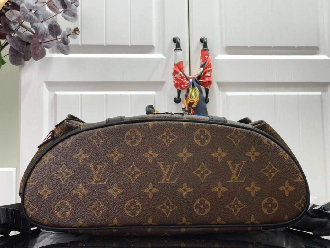 LV M45617 Louis Vuitton Backpack Christopher PM Monogram Coated Canvas - luxibagsmall