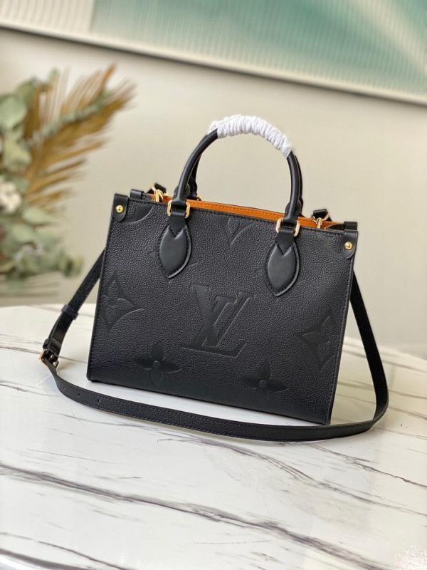 LV M45653 Louis Vuitton Onthego Pm Tote M45660 Bag Black - luxibagsmall