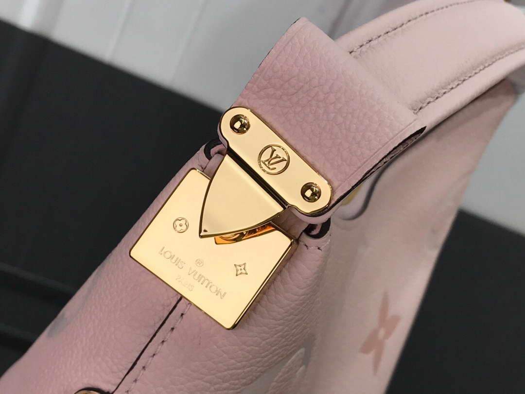 LV M45697 Louis Vuitton Marshmallow Bag M45698 Bouton De Rose Pink - luxibagsmall