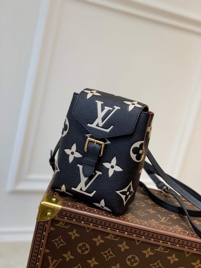 LV M45764 Louis Vuitton Tiny Backpack M80738 Black Beige - luxibagsmall