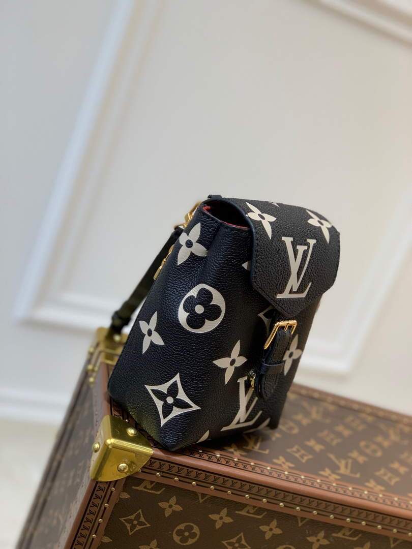 LV M45764 Louis Vuitton Tiny Backpack M80738 Black Beige - luxibagsmall