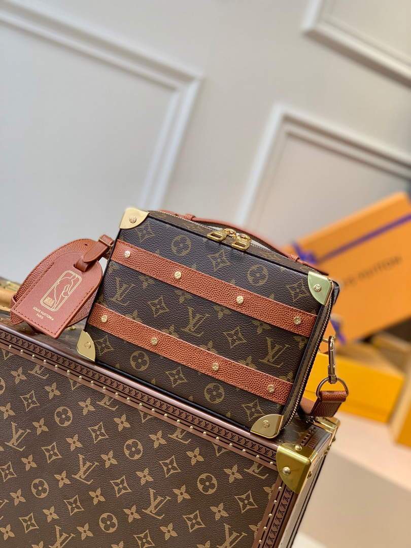 LV M45785 Louis Vuitton LVxNBA Handle Trunk Monogram - luxibagsmall