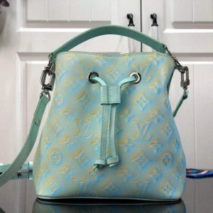 xubag.ru-lv-m46173-louis-vuitton-neonoe-bb-bucket-bag-vert-deau-green-002