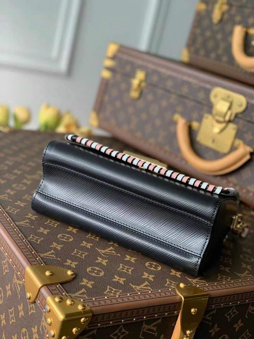 LV M50283 Louis Vuitton Twist MM Bag Black - Voguebags