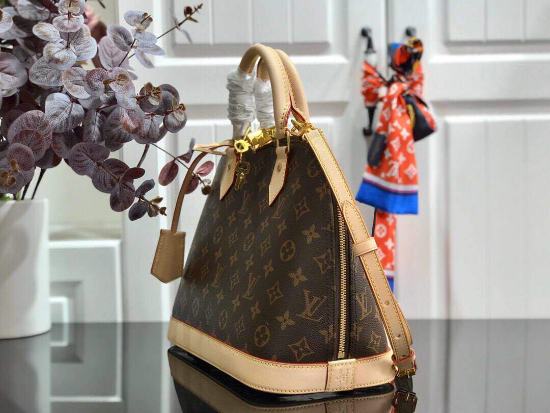 LV M53152 Louis Vuitton Alma BB Monogram N41221 Bag - luxibagsmall