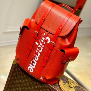 xubag.ru-lv-m53414-louis-vuitton-lv-x-supreme-backpack-orange-1