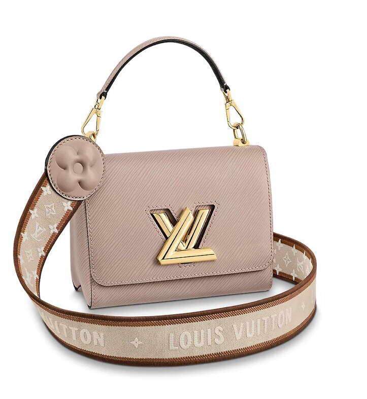 LV M57049 Louis Vuitton Twist PM Bag Epi Leather Galet - luxibagsmall