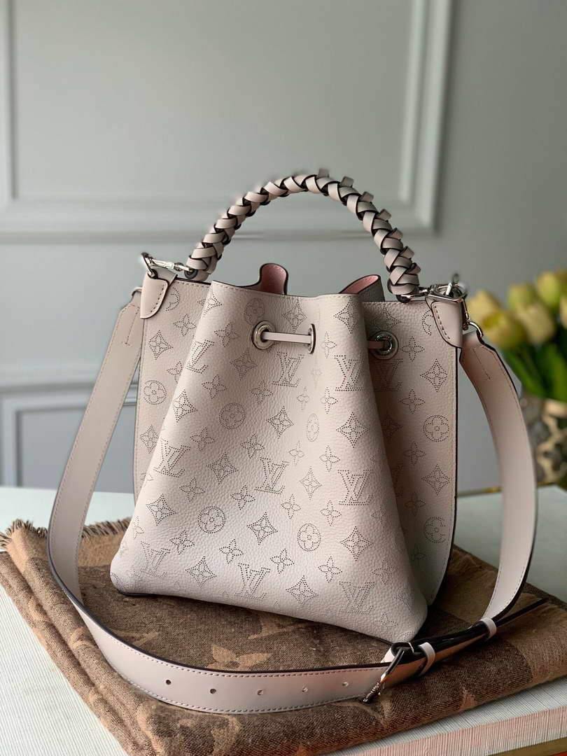 LV M55799 Louis Vuitton Muria Mahina M55800 Bag Galet Gray - Voguebags