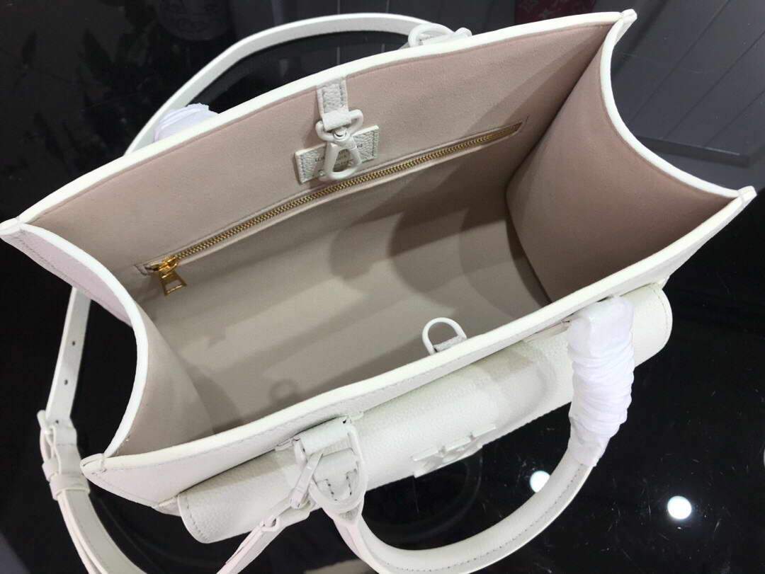 LV M55817 Louis Vuitton Lockme Tote PM Leathers M55845 Bag White - luxibagsmall