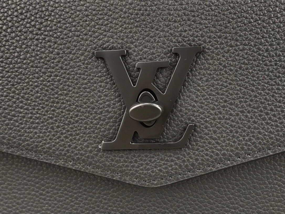 LV M55846 Louis Vuitton Lockme Tote MM Leathers M55818 Bag Black - luxibagsmall