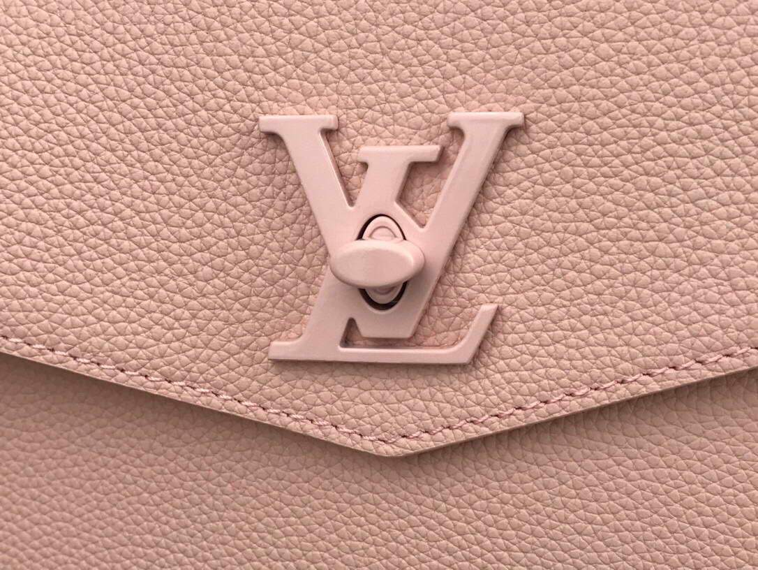 LV M55846 Louis Vuitton Lockme Tote MM Leathers M55817 Bag Pink - luxibagsmall