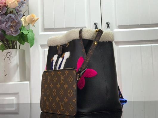 LV M56963 Louis Vuitton M56958 Neonoe MM Bag Black - luxibagsmall