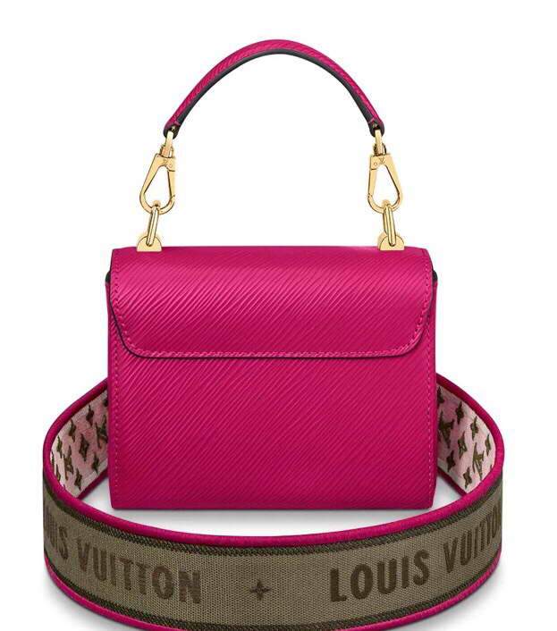 LV M57063 Louis Vuitton Twist MINI Bag M57049 Epi Leather Agathe Rose Pink - luxibagsmall