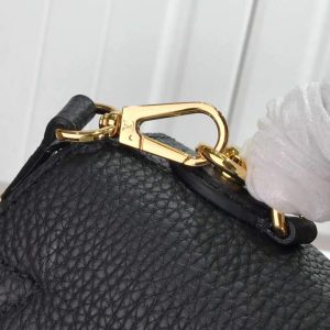 LV M57093 Louis Vuitton Twist one Handle PM M57214 Taurillon Leather Black - luxibagsmall