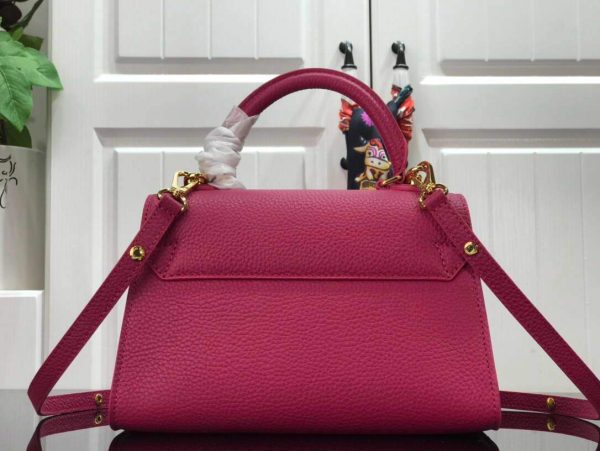 LV M57096 Louis Vuitton Twist one Handle PM M57093 Taurillon Leather Plum - luxibagsmall