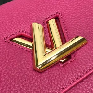 LV M57096 Louis Vuitton Twist one Handle PM M57093 Taurillon Leather Plum - luxibagsmall